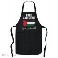 Free Palestine Arabic Distressed Painted Flag Apron thumb 0