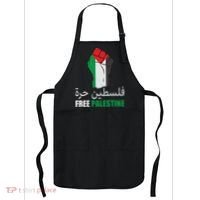 Free Palestine Arabic Support Palestine Gaza Jerusalem Apron thumb 0