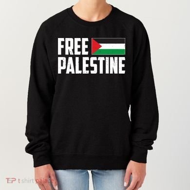 Free Palestine Flag Women's Sweatshirt