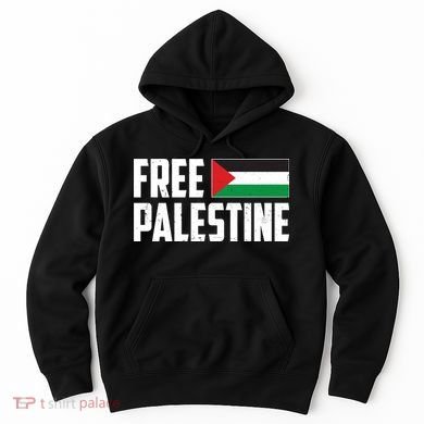 Free Palestine Flag Hoodie