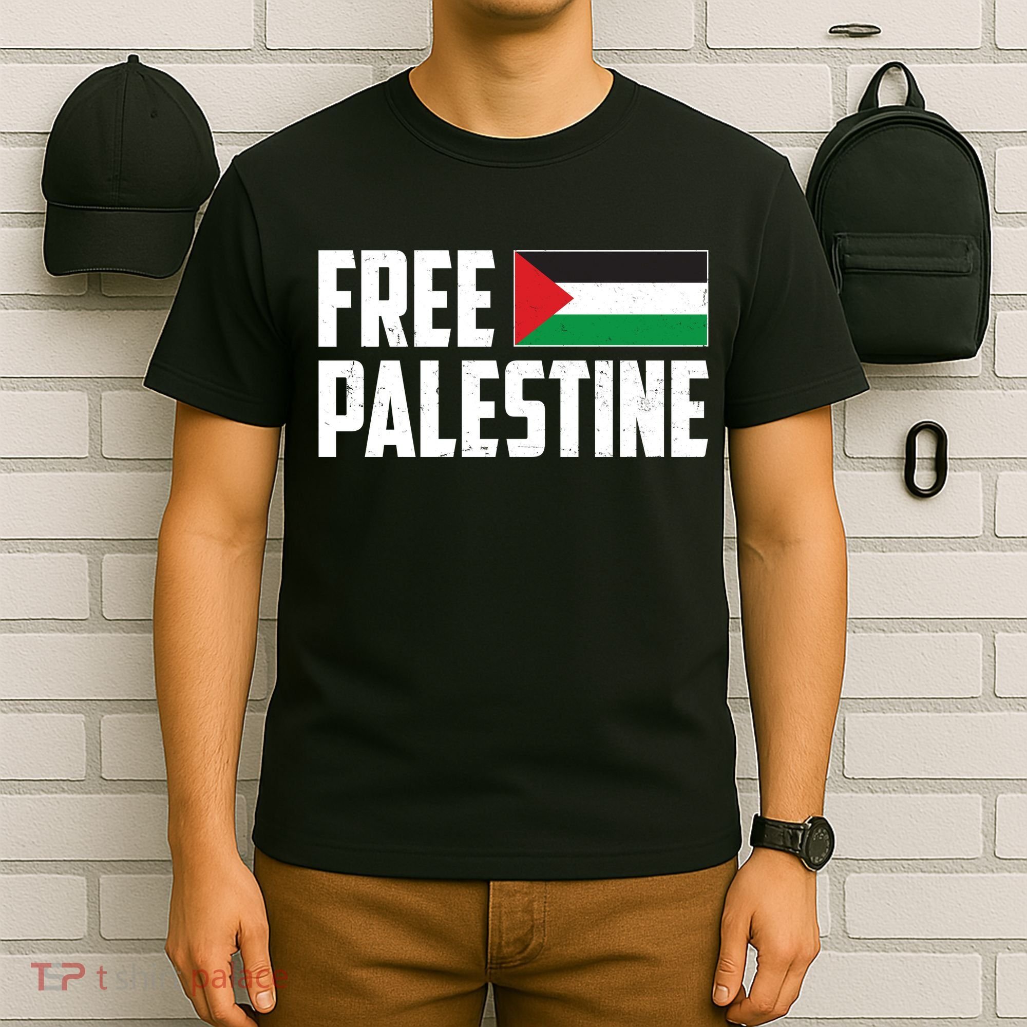 Free Palestine Flag T-Shirt