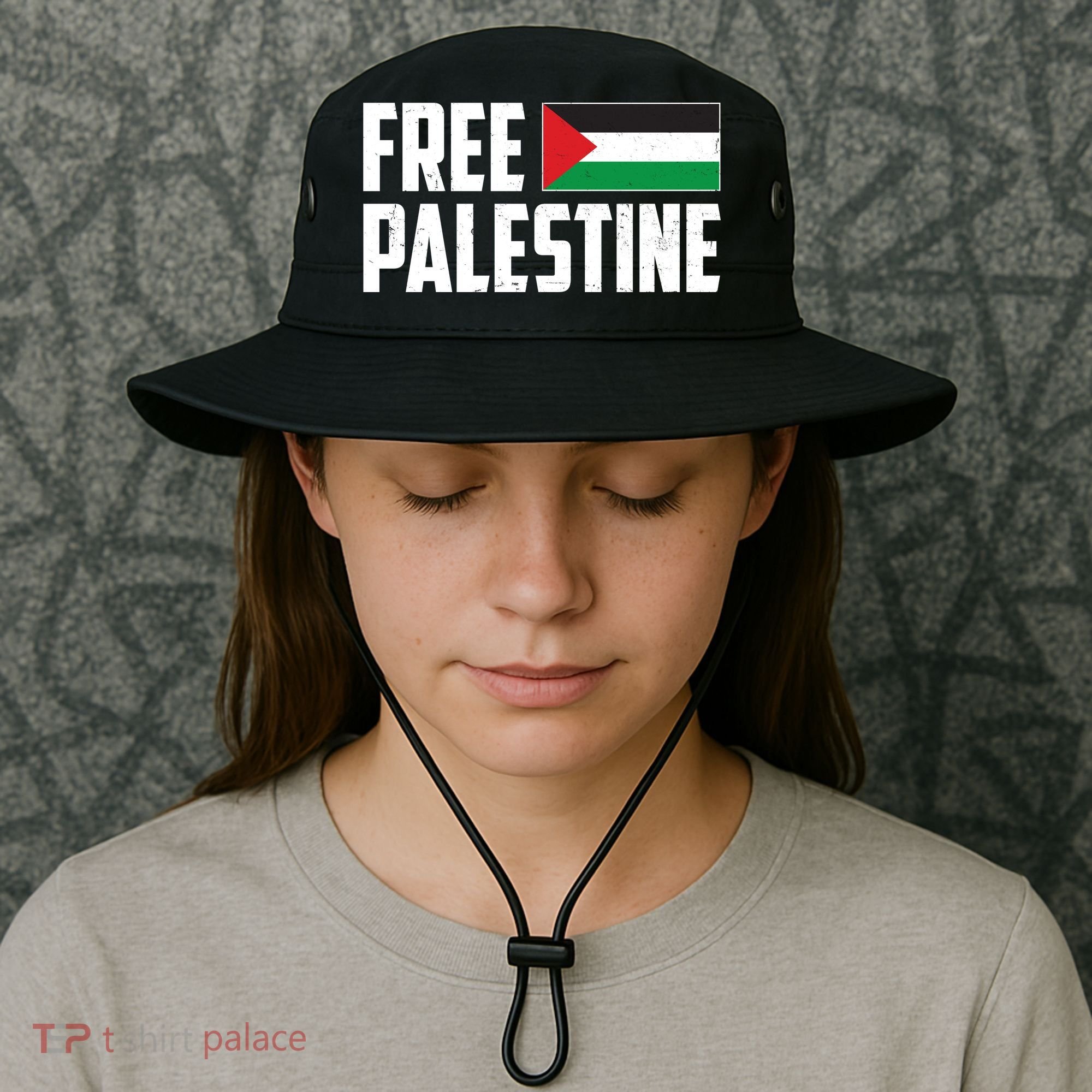 Free Palestine Flag Bucket Hat