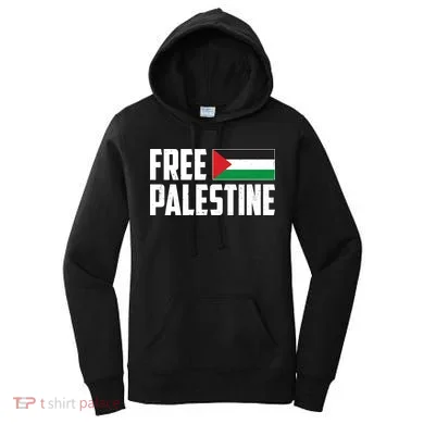Free Palestine Flag Women's Hoodie