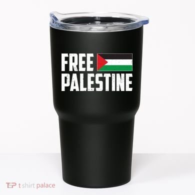 Free Palestine Flag Tumbler