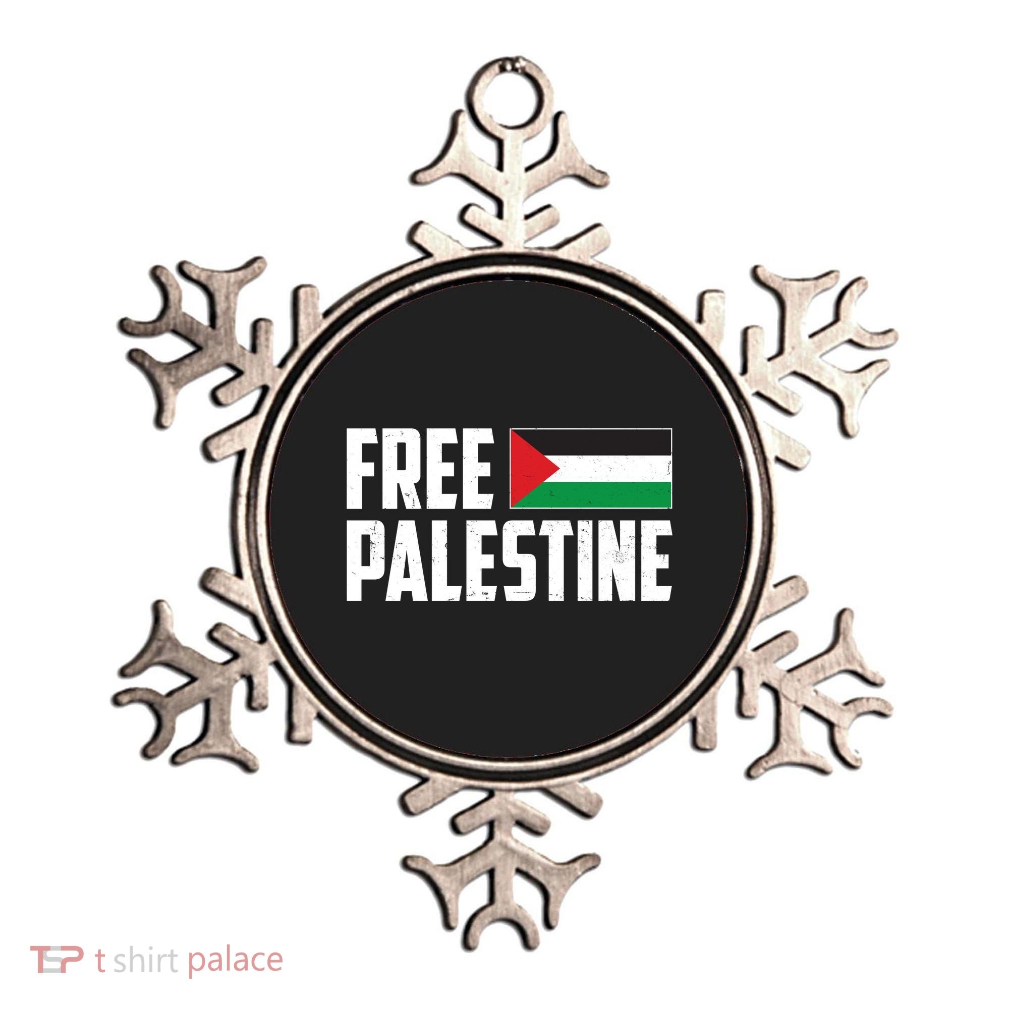 Free Palestine Flag Ornament