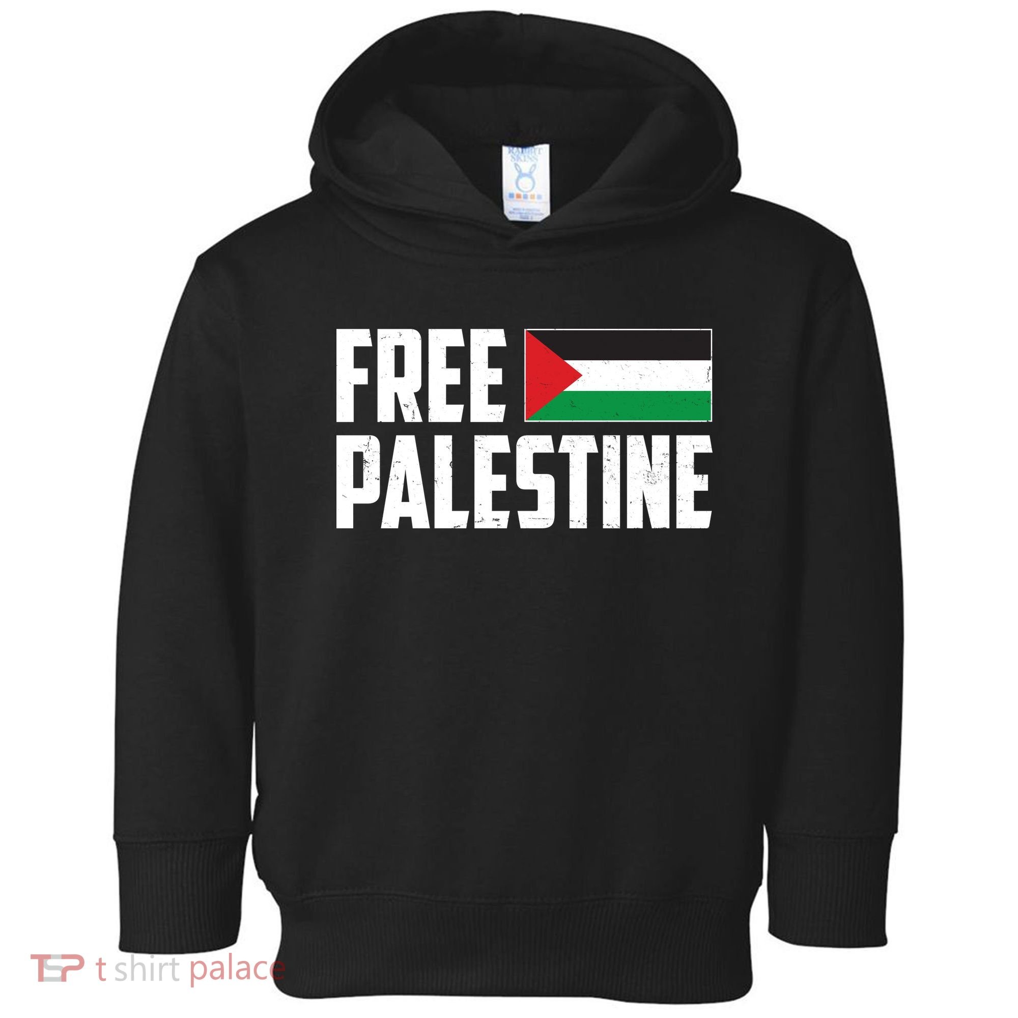 Free Palestine Flag Toddler Hoodie