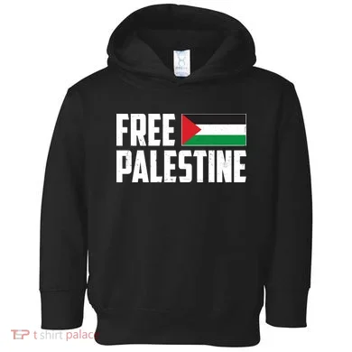 Free Palestine Flag Toddler Hoodie