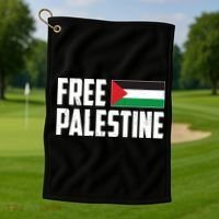 Free Palestine Flag Golf Towel thumb 1