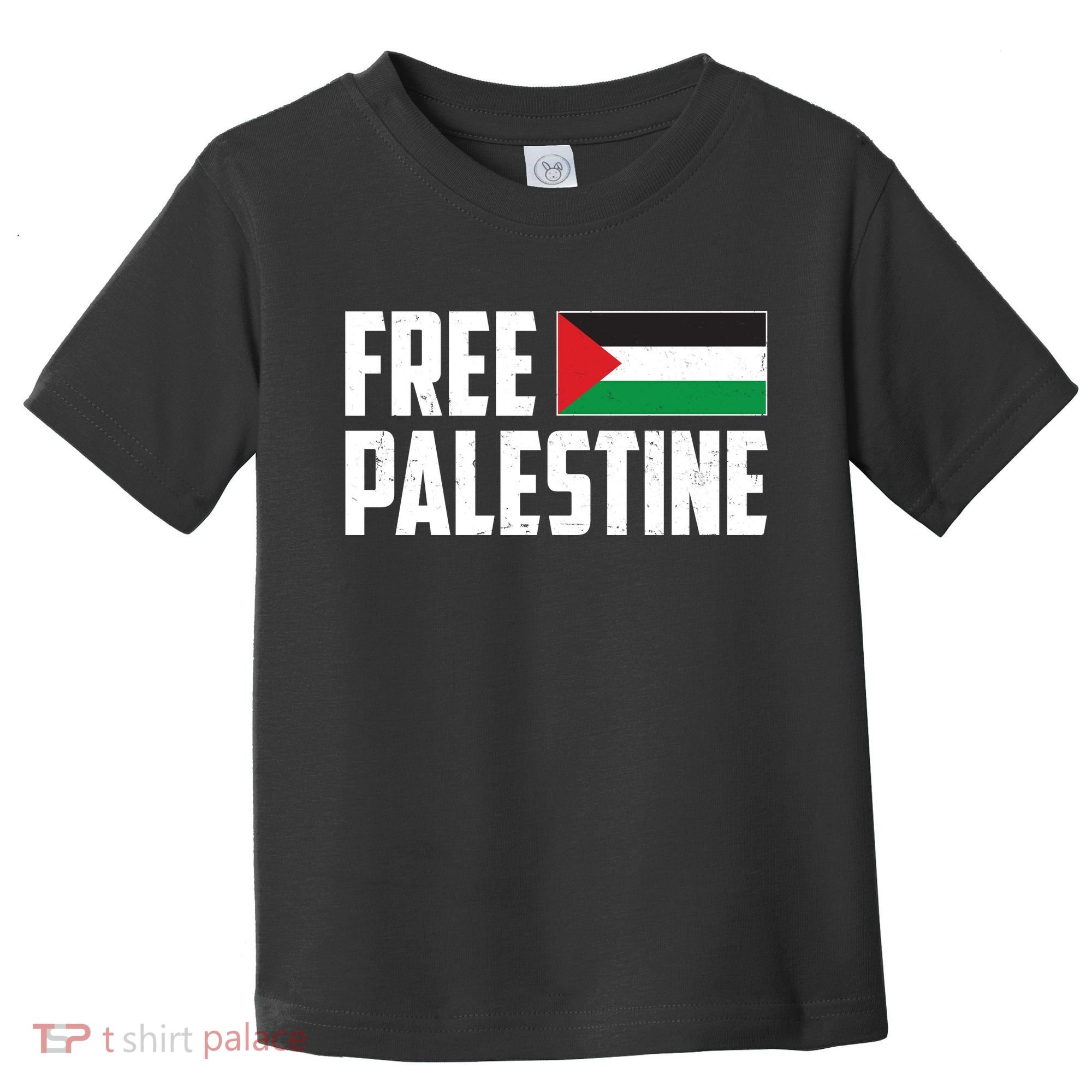 Free Palestine Flag Toddler T-Shirt