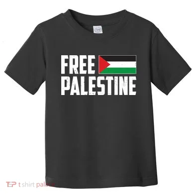 Free Palestine Flag Toddler T-Shirt