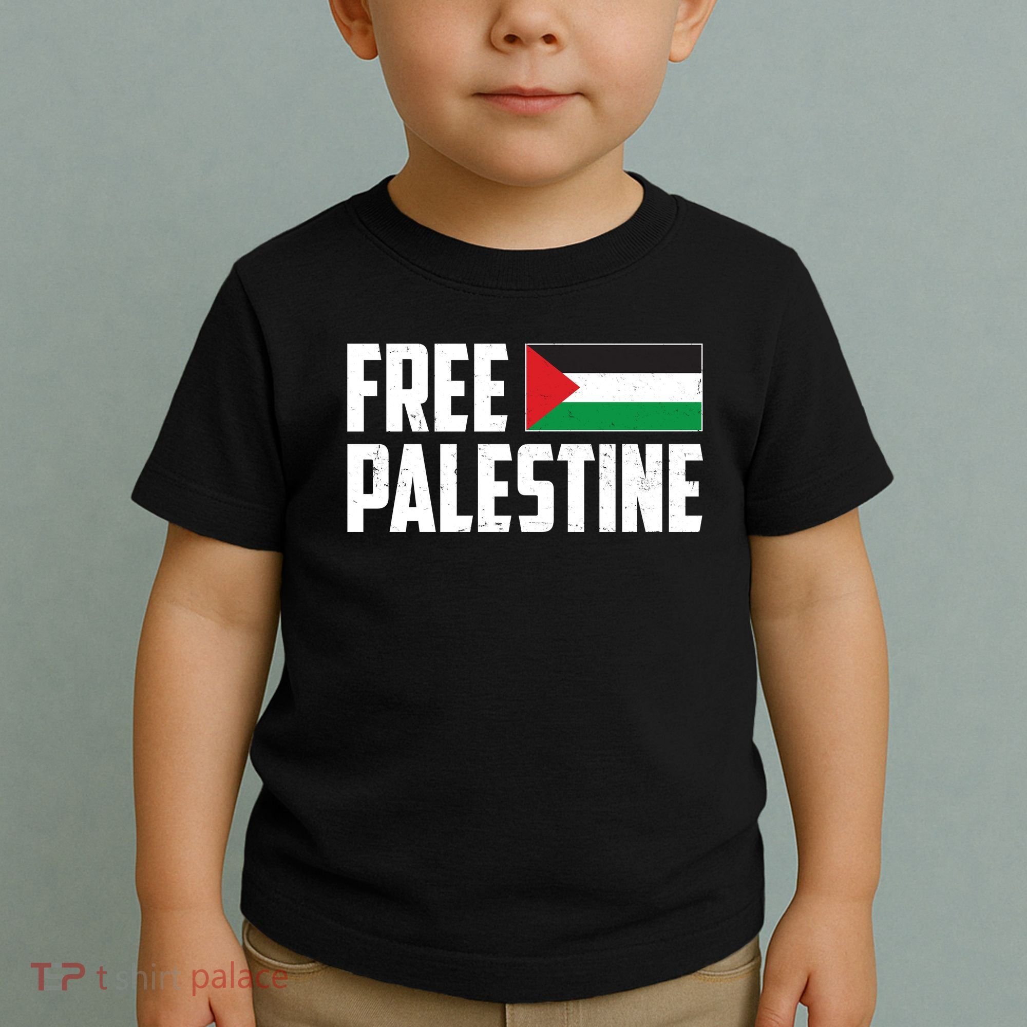 Free Palestine Flag Toddler T-Shirt