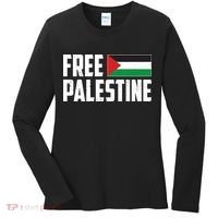 Free Palestine Flag Women's Long Sleeve Shirt thumb 0