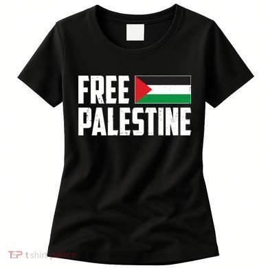 Free Palestine Flag Women's T-Shirt