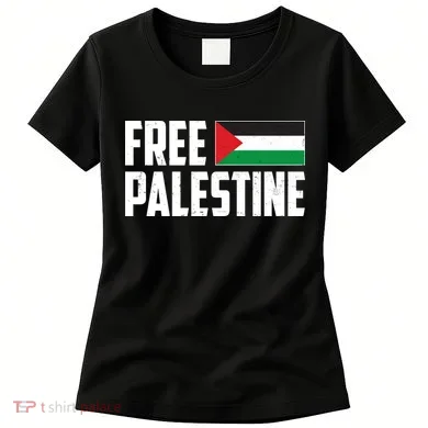 Free Palestine Flag Women's T-Shirt