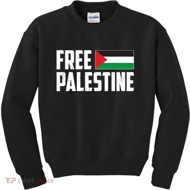 Free Palestine Flag Kids Sweatshirt