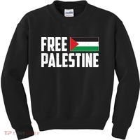 Free Palestine Flag Kids Sweatshirt thumb 0