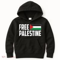 Free Palestine Flag Kids Hoodie thumb 0