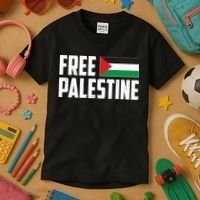 Free Palestine Flag Kids T-Shirt thumb 3