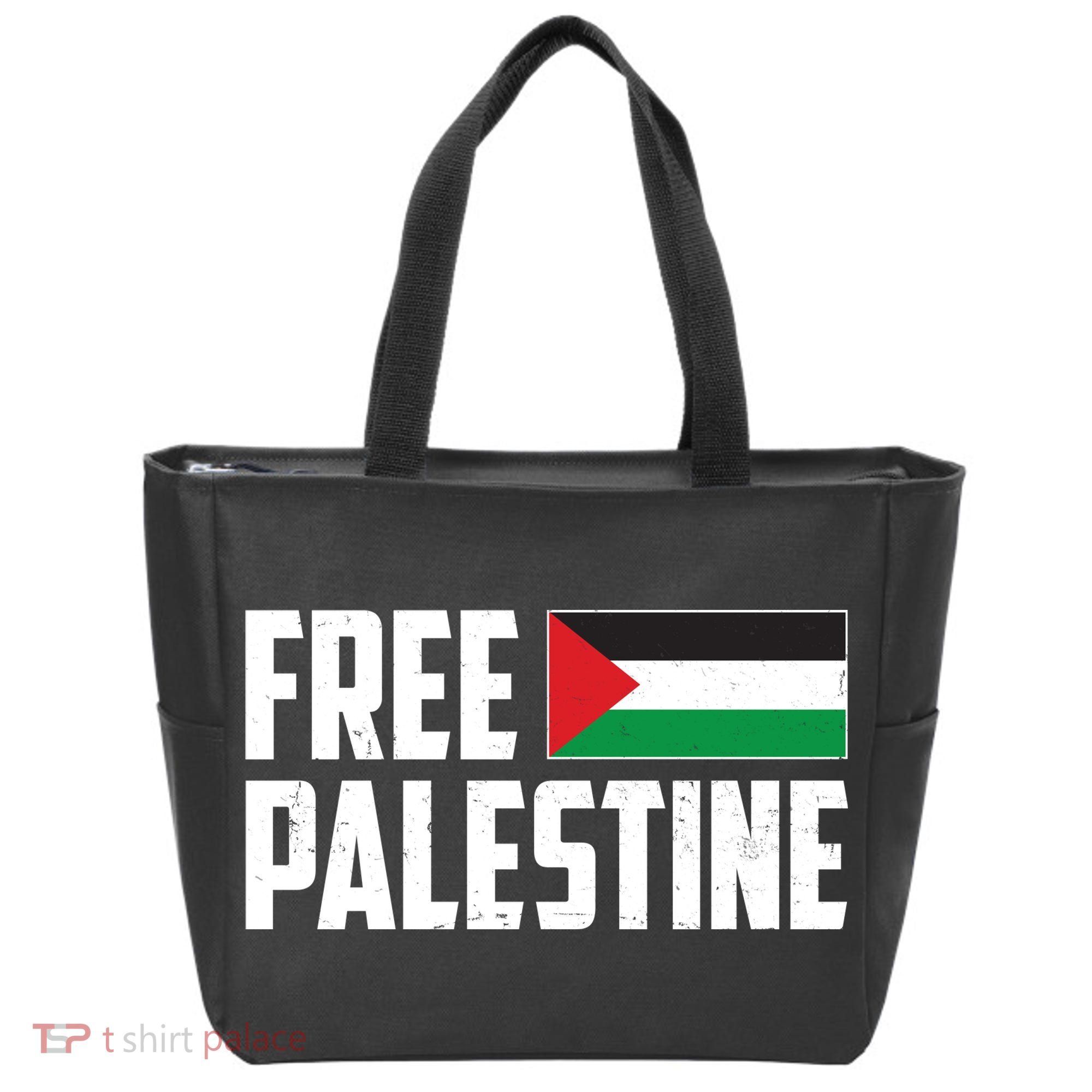 Free Palestine Flag Tote Bag