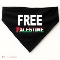 Free Palestine Flag Palestine USA-Made Doggie Bandana thumb 0