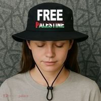 Free Palestine Flag Palestine Bucket Hat thumb 3