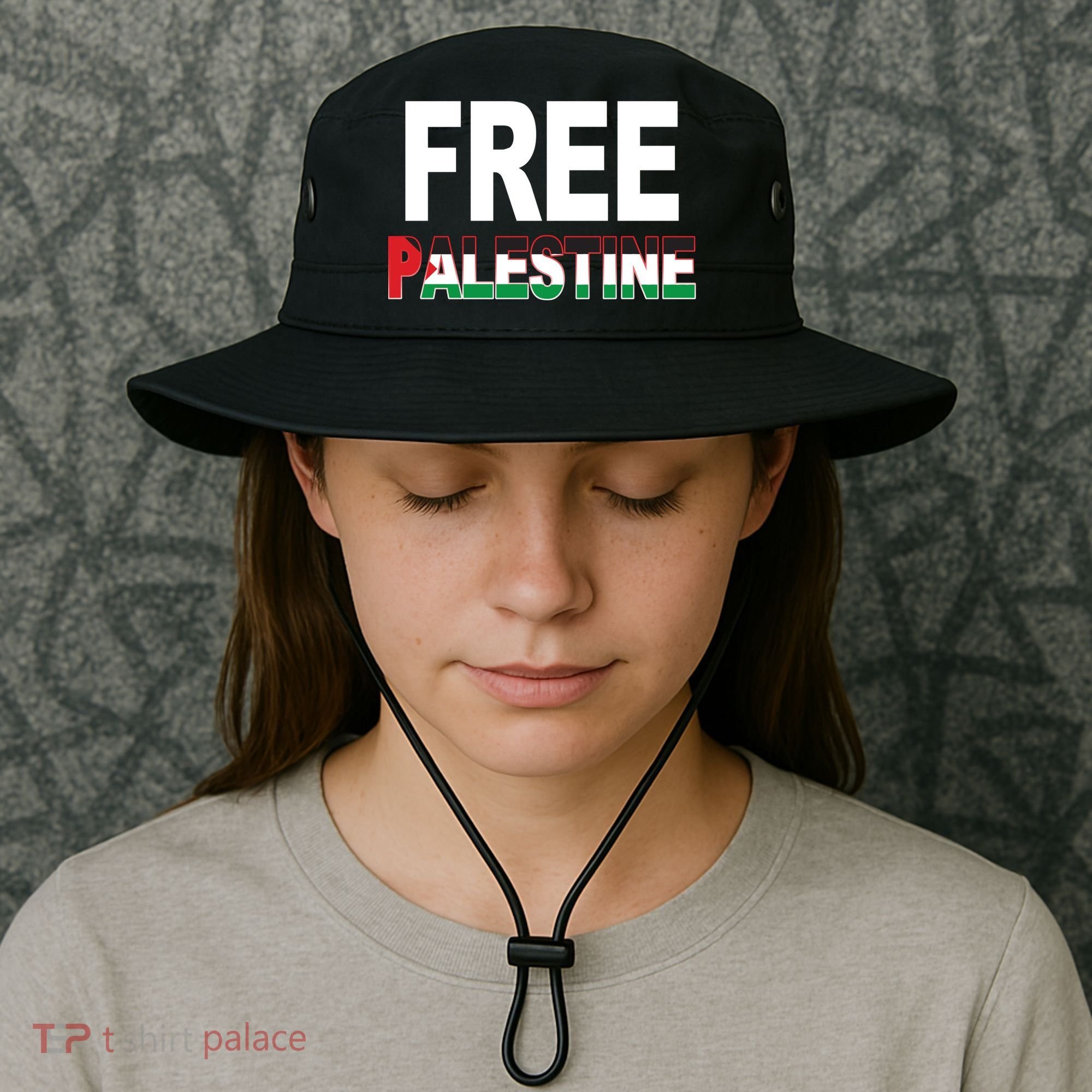 Free Palestine Flag Palestine Bucket Hat
