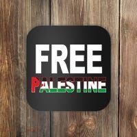 Free Palestine Flag Palestine Coaster thumb 0