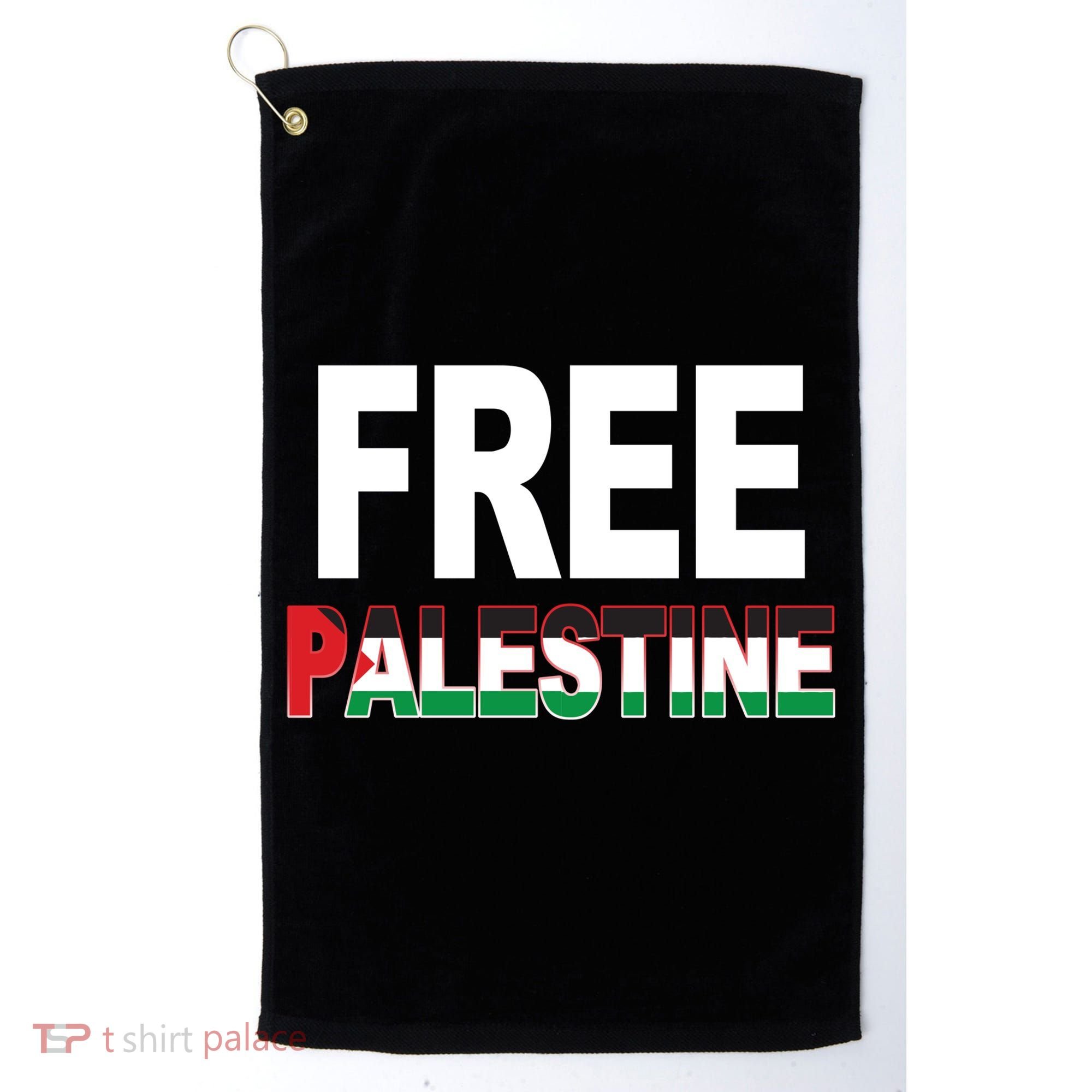 Free Palestine Flag Palestine Golf Towel