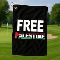 Free Palestine Flag Palestine Golf Towel thumb 1