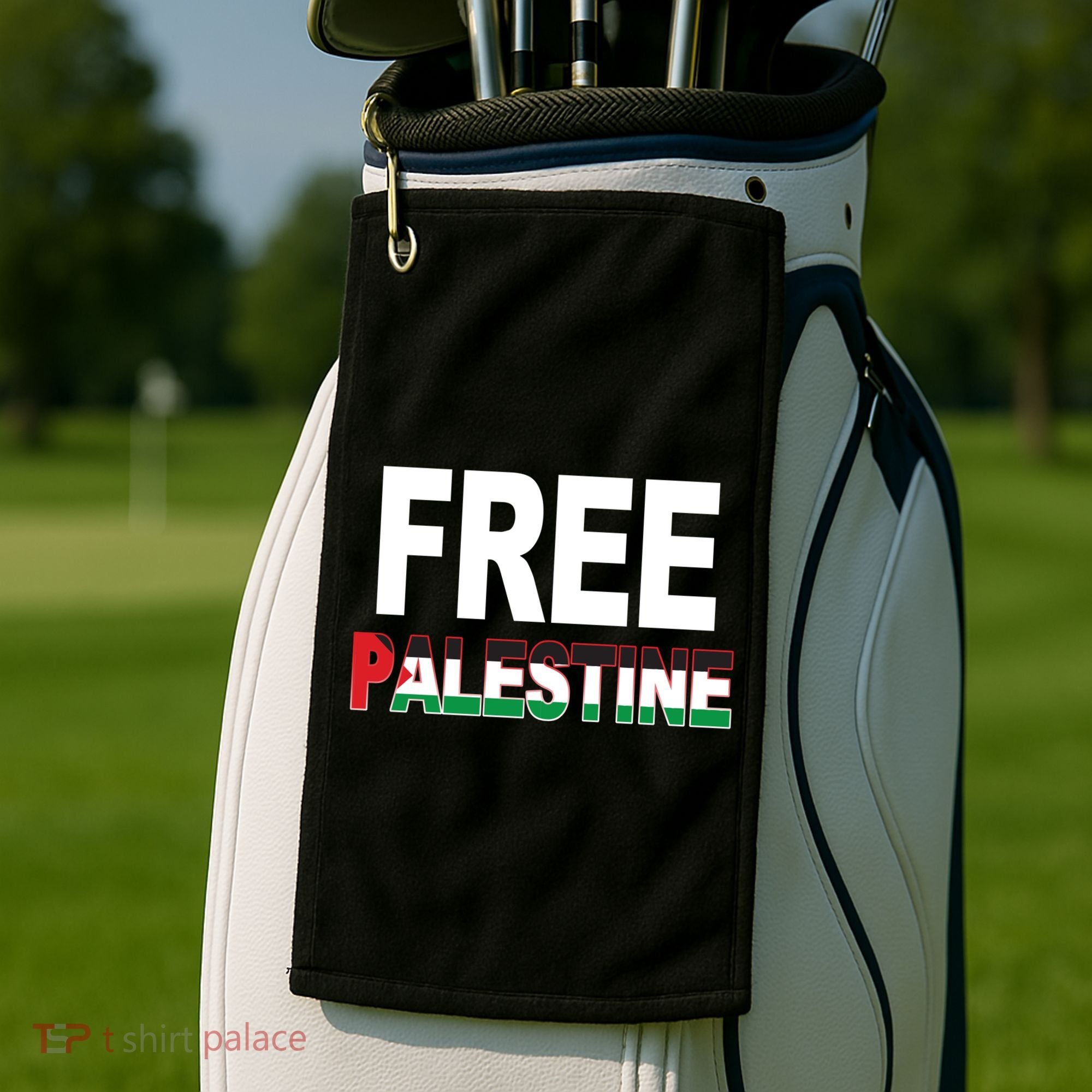 Free Palestine Flag Palestine Golf Towel