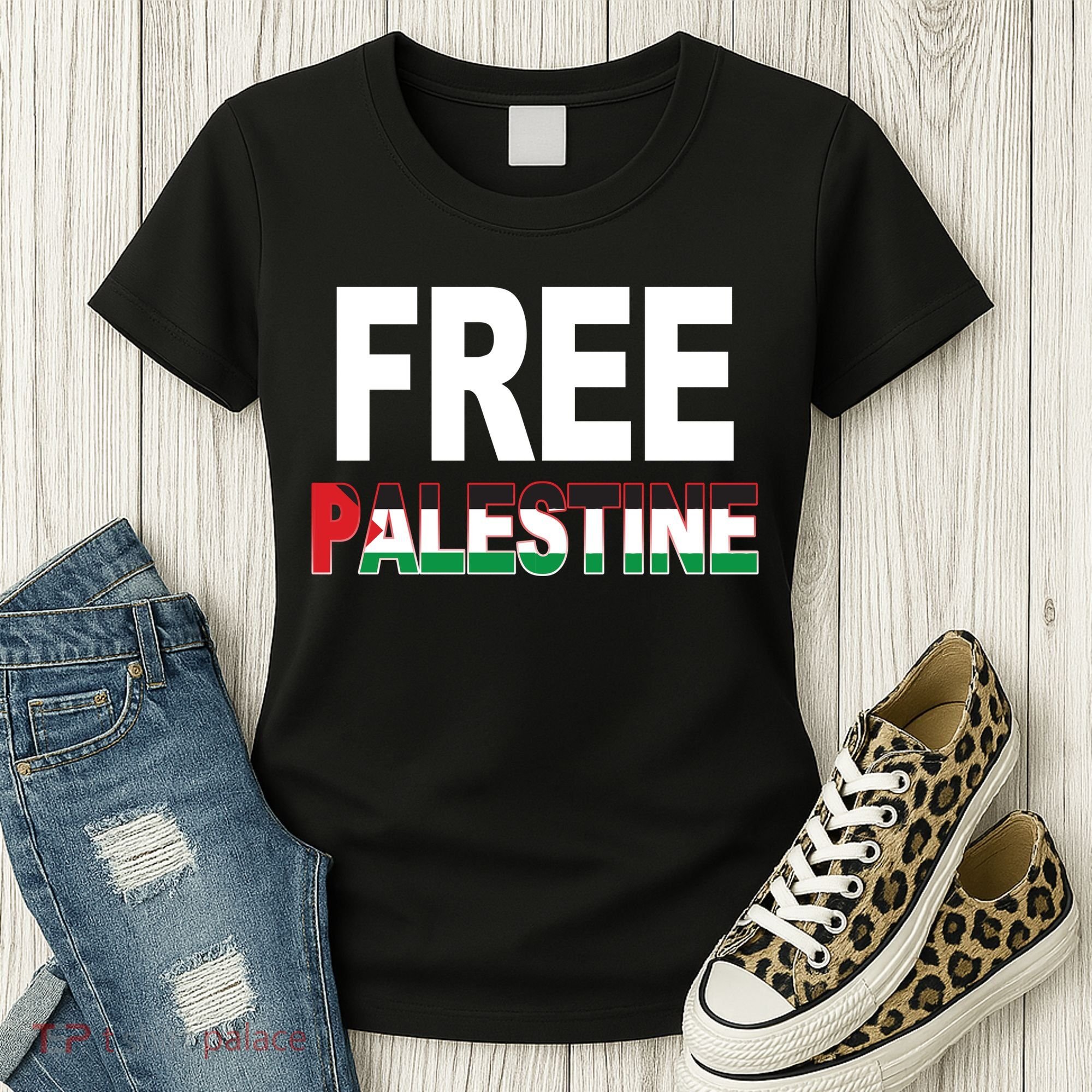 Free Palestine Flag Palestine Women's T-Shirt