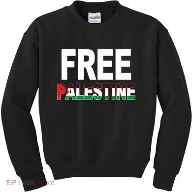 Free Palestine Flag Palestine Kids Sweatshirt