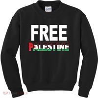 Free Palestine Flag Palestine Kids Sweatshirt thumb 0
