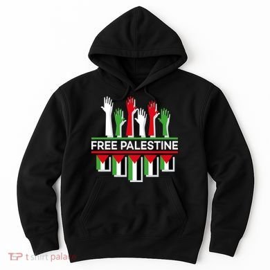Free Palestine Hands United Hoodie