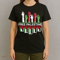 Free Palestine Hands United T-Shirt thumb 4