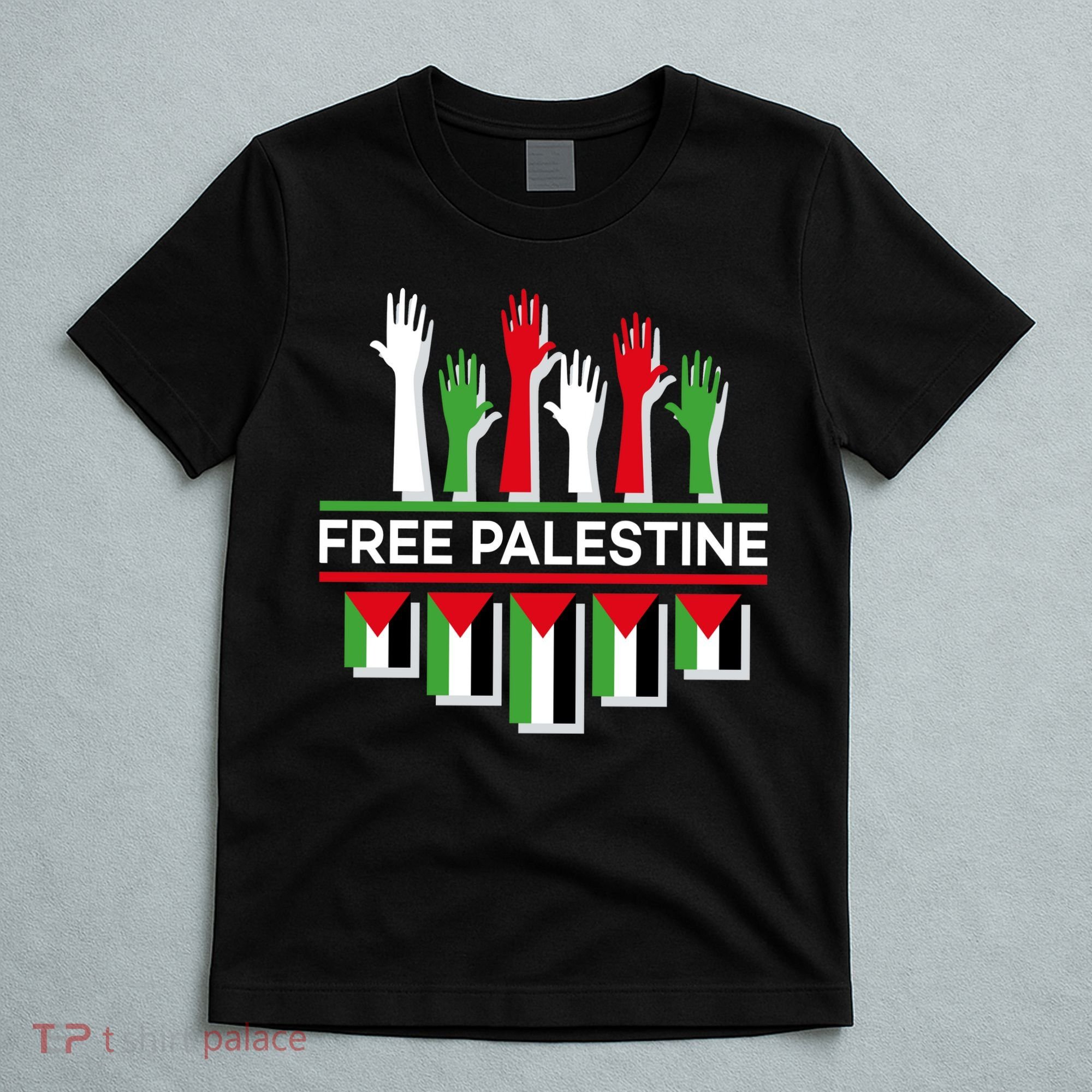 Free Palestine Hands United T-Shirt