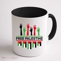 Free Palestine Hands United Coffee Mug thumb 1