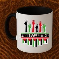 Free Palestine Hands United Coffee Mug thumb 2
