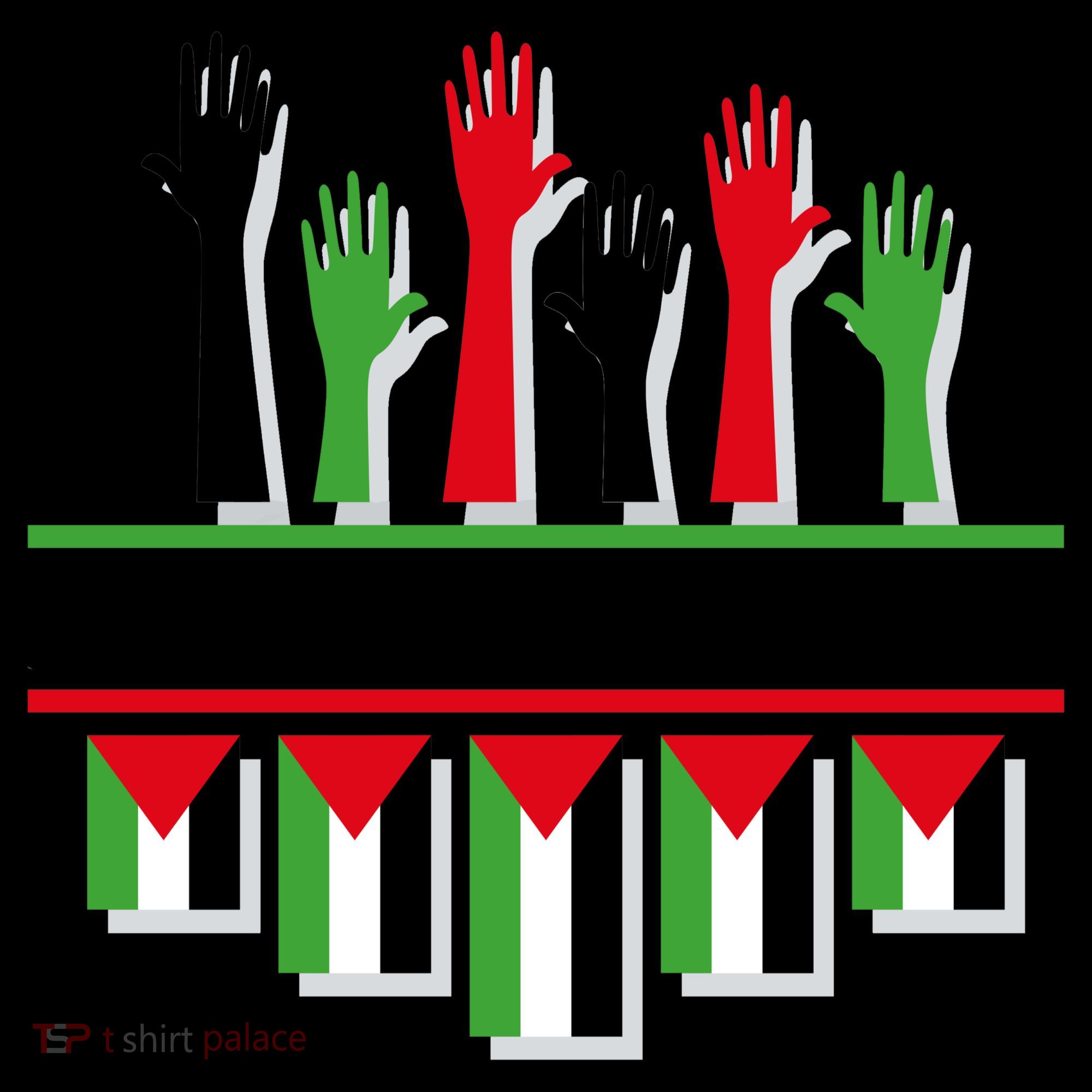 Free Palestine Hands United Coffee Mug