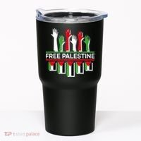 Free Palestine Hands United Tumbler thumb 0
