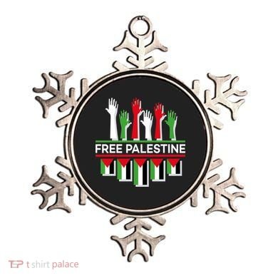 Free Palestine Hands United Ornament