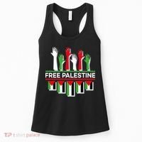 Free Palestine Hands United Women's Tank Top thumb 0