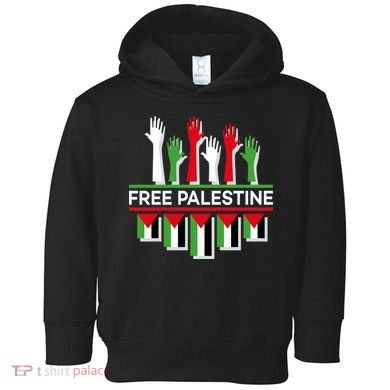 Free Palestine Hands United Toddler Hoodie