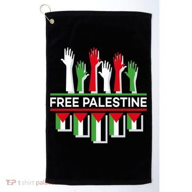 Free Palestine Hands United Golf Towel