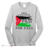 Free Palestine Pray For Gaza Palestinian Flag Long Sleeve Shirt thumb 0