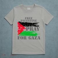 Free Palestine Pray For Gaza Palestinian Flag T-Shirt thumb 5