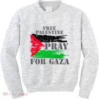 Free Palestine Pray For Gaza Palestinian Flag Kids Sweatshirt thumb 0