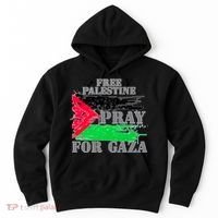 Free Palestine Pray For Gaza Palestinian Flag Hoodie thumb 0