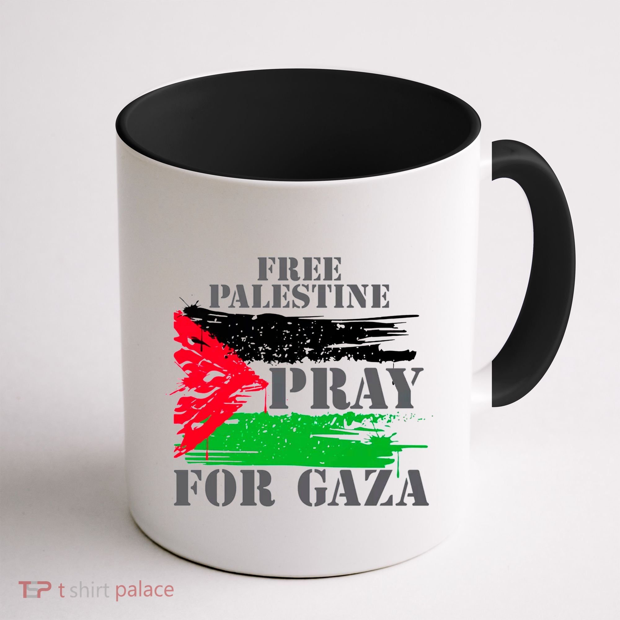 Free Palestine Pray For Gaza Palestinian Flag Coffee Mug