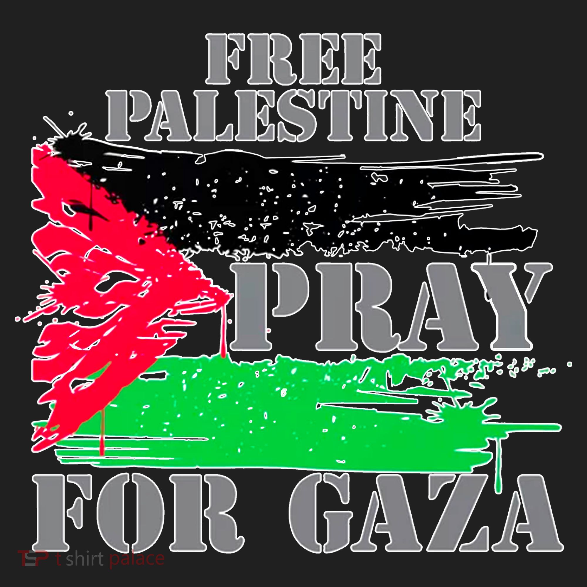 Free Palestine Pray For Gaza Palestinian Flag Beanie